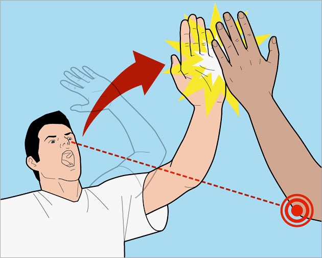 How to have a successful high five